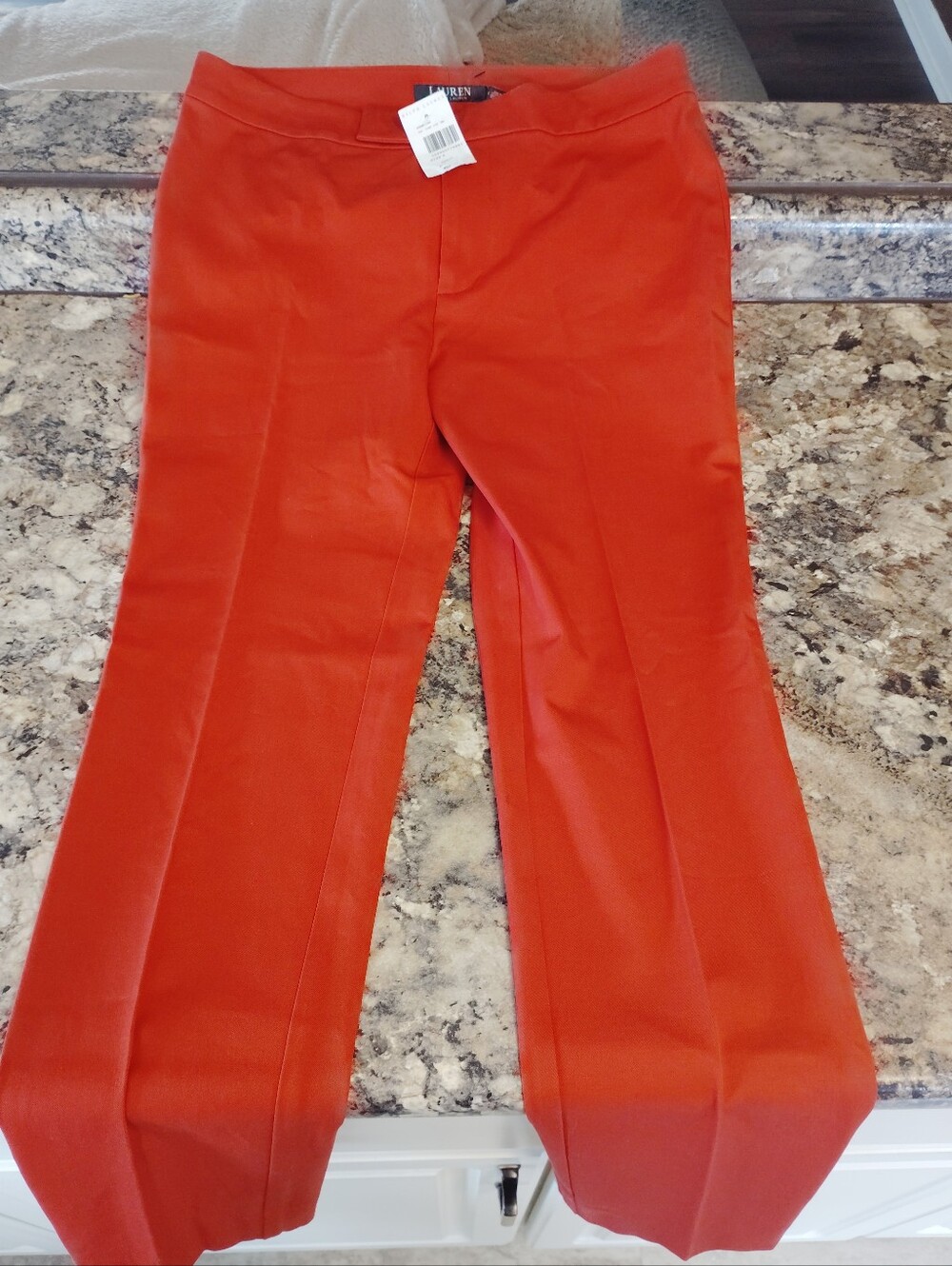 4 Nwt Polo by Ralph Lauren Women's Vibrant Red Dress Pants